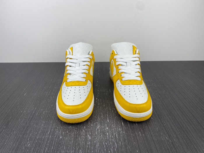 l**isV*t*n x nike air force lv yellow 20230213