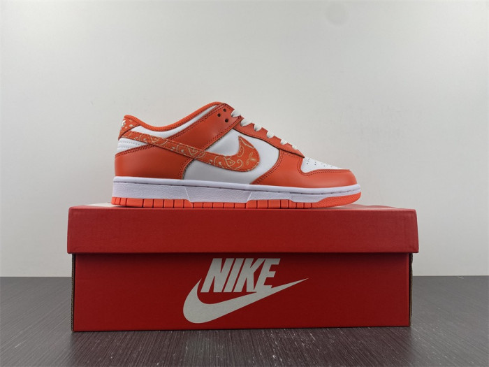 nike dunk low “orange paisley” dh4401-103
