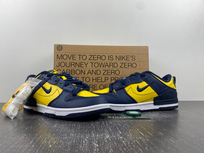 nike dunk low disrupt 2 michigan dv4024-400