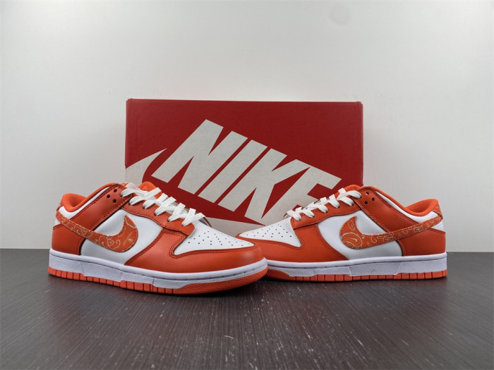 nike dunk low “orange paisley” dh4401-103