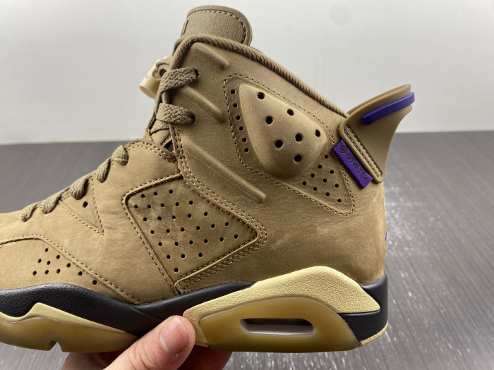 air jordan 6 gore-tex “brown kelp” fd1643-300