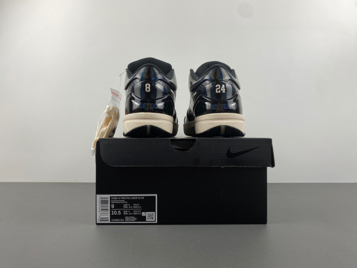 nike kobe 4 protro undefeated black mamba cq3869-001