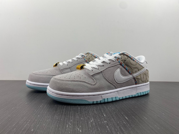 nike sb dunk low “barber shop” dh7614-500