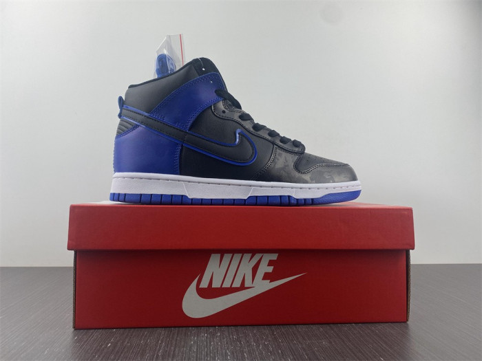 nike dunk high se camo black royal dd3359-001