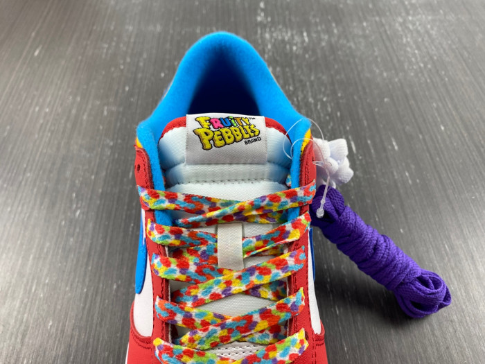 lebron james x nike dunk low “fruity pebbles” dh8009-600