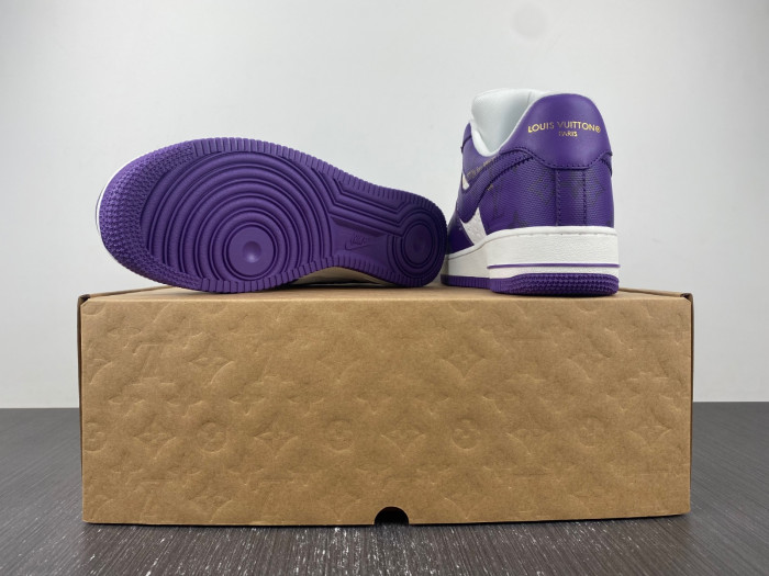 l**isV*t*n x nike air force lv purple 20230213