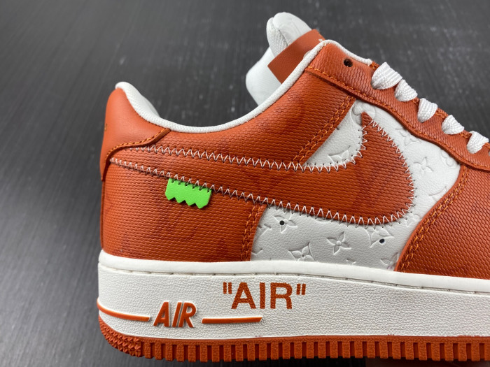 l**isV*t*n x nike air force lv orange 20230303