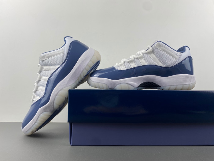 air jordan 11 low “diffused blue” fv5104-104