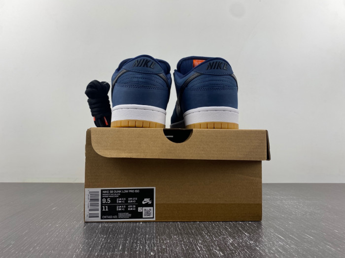 nike sb dunk low navy black gum cw7463-401