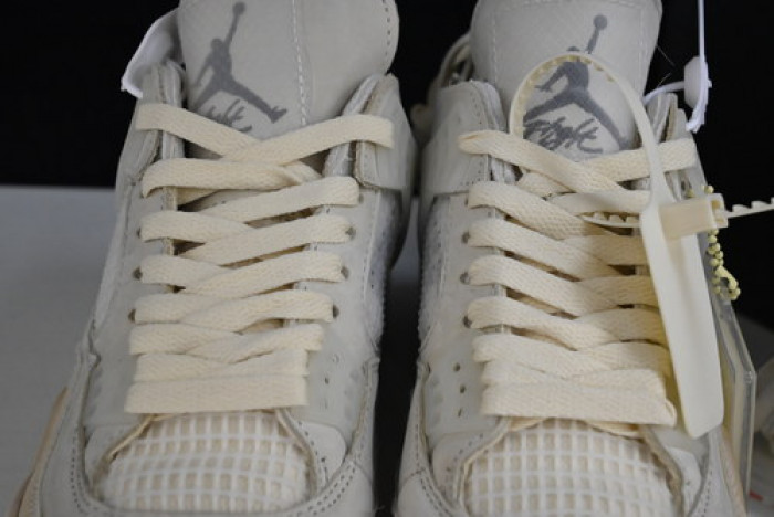 off-w x air jordan 4 retro sail cv9388-100