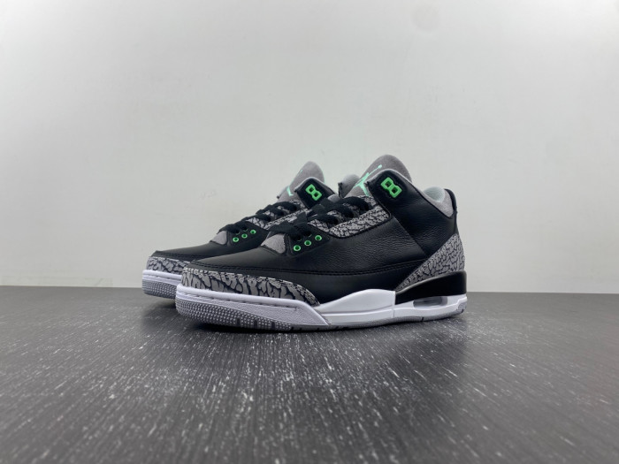 air jordan 3 "green glow" ct8532-031