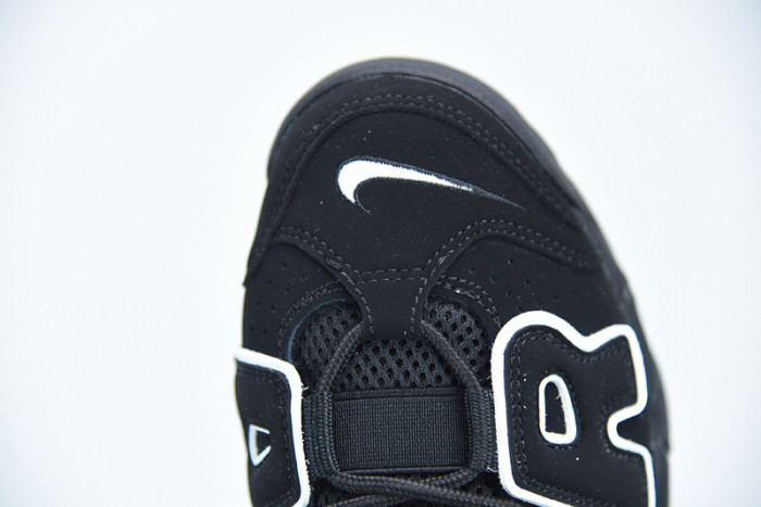 nike air more uptempo black white 414962-002
