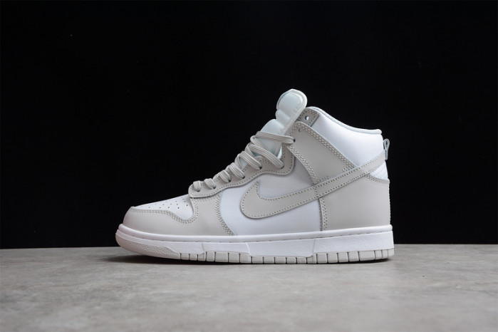 nike dunk high retro white vast grey （2021）dd1399-100