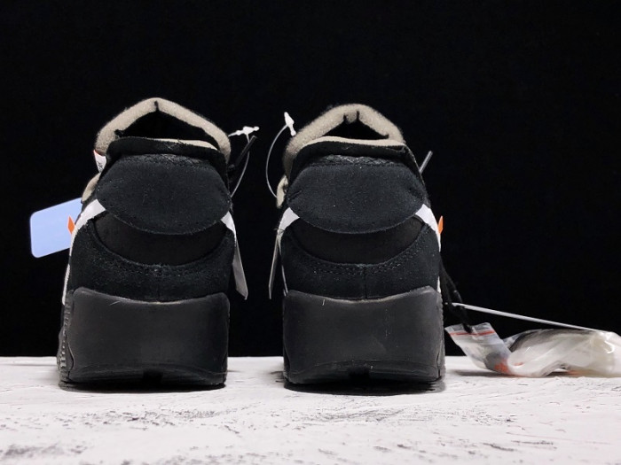 ow nike air max 90 black aa7293-001