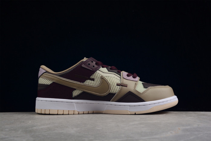 nike dunk low scrap latte dh7450-100