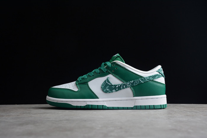 nike dunk low essential paisley pack green dh4401-102