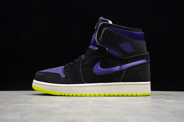 air jordan 1 high zoom air cmft black court purple lemon venom ct0979-001