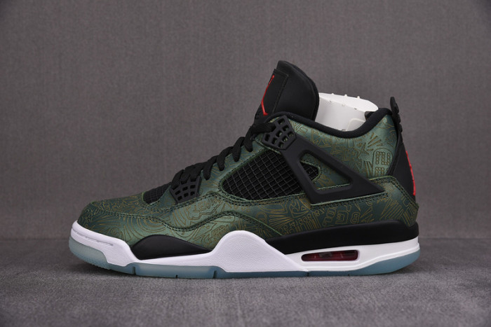 air jordan 4 green laser aj4-1043515