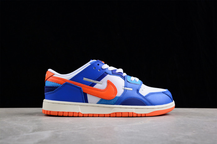 nike dunk low scrap knicks dm0128-100