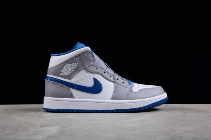 jordan 1 mid true blue cement (gs) dq8423-014