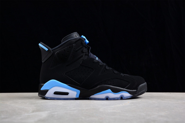 air jordan 6 retro “university blue” mens 384664-006