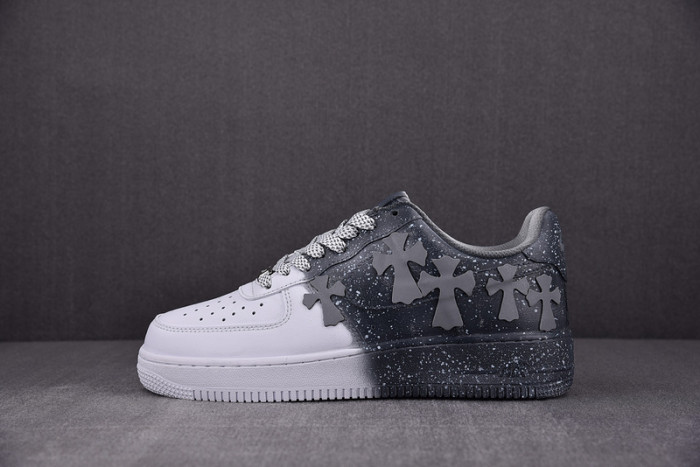 air force 1''07 low"white blue Ch*0me He**ts af0102