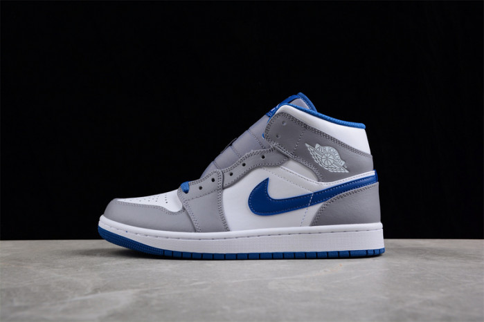jordan 1 mid true blue cement (gs) dq8423-014