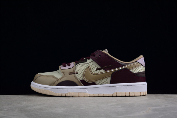 nike dunk low scrap latte dh7450-100