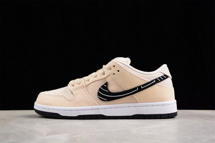 nike sb dunk low albino & preto fd2627-200