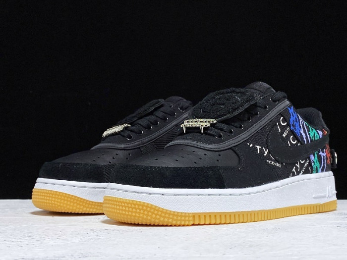 travis scott x nike air force 1 astroworld black cn2405 901