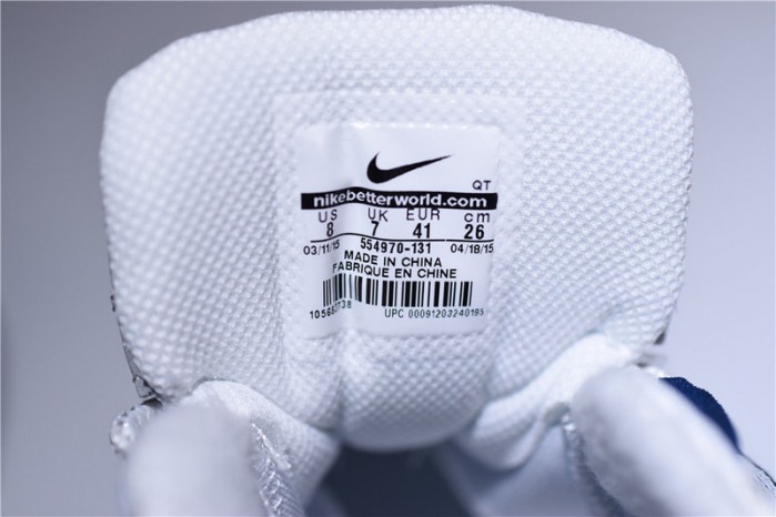 nike mens air max 95 og “slate” white/ blue 554970-131