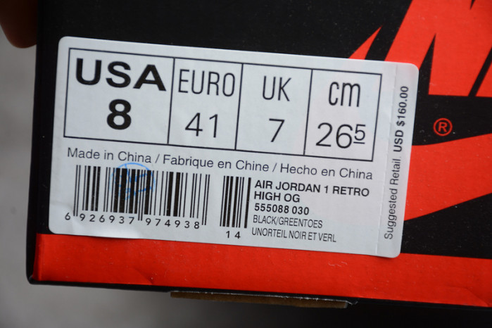 air jordan 1 high pine green 555088-030