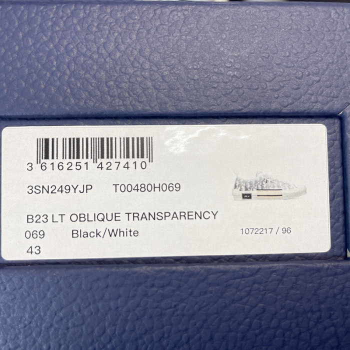 b23 oblique high top sneakers t00480h095