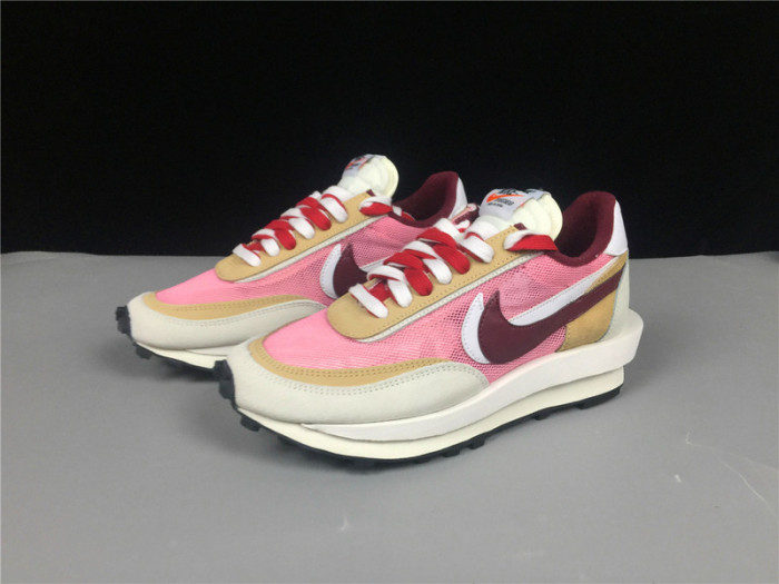 sacai x nike ldv waffle pink bv0073-500