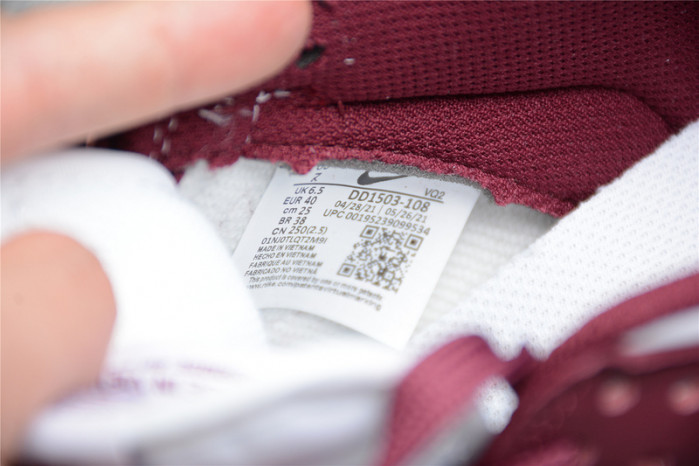 nike dunk low bordeaux dd1503-108