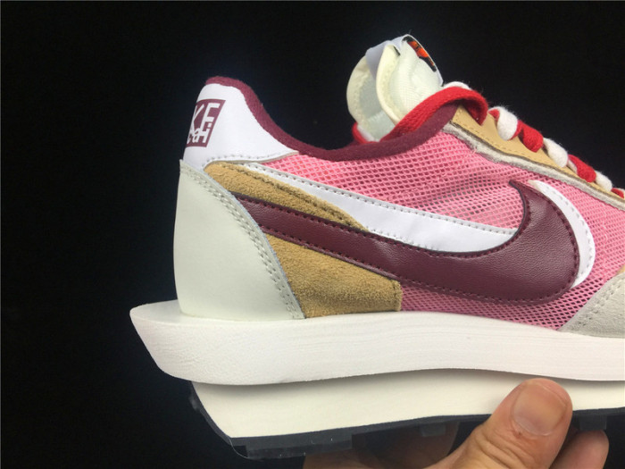 sacai x nike ldv waffle pink bv0073-500