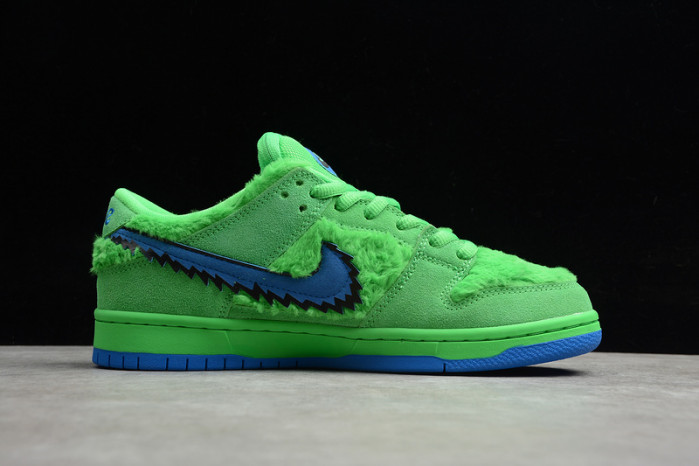 grateful dead x nike sb dunk low“ green bear” cj5378-300
