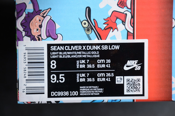 sean cliver nike sb dunk low dc9936-100