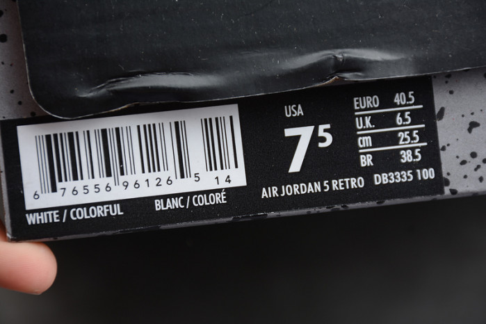 air jordan 5 white alternate bel-air db3335-100