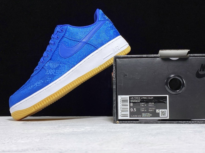 clot nike air force 1 blue silk cj5290-400