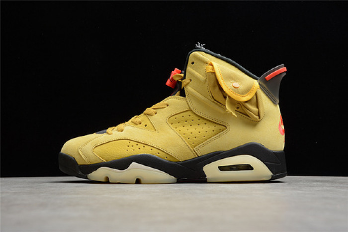 travis scott air jordan 6 yellow cactus jack cn1084-300