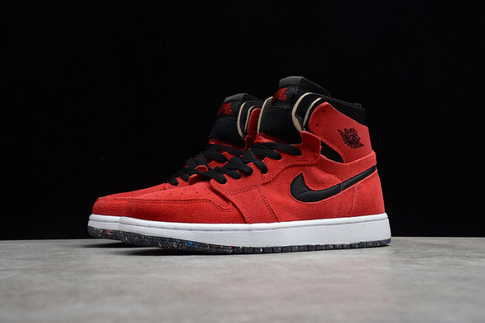 air jordan 1 high zoom air cmft red suede ct0978-600