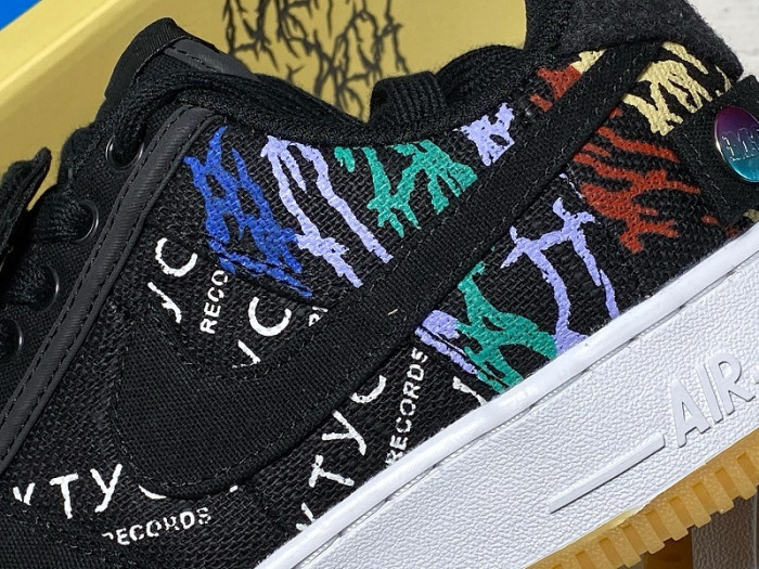 travis scott x nike air force 1 astroworld black cn2405 901