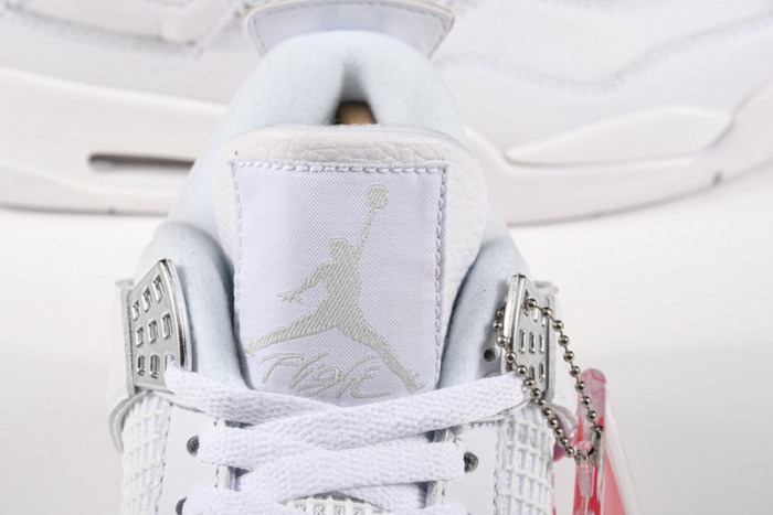 air jordan 4 retro “pure money” white 308497-100