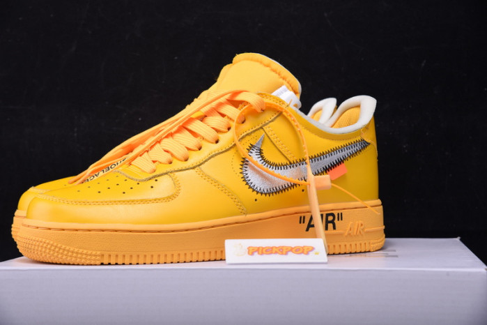 nike air force 1 low university gold metallic silver dd1876-700