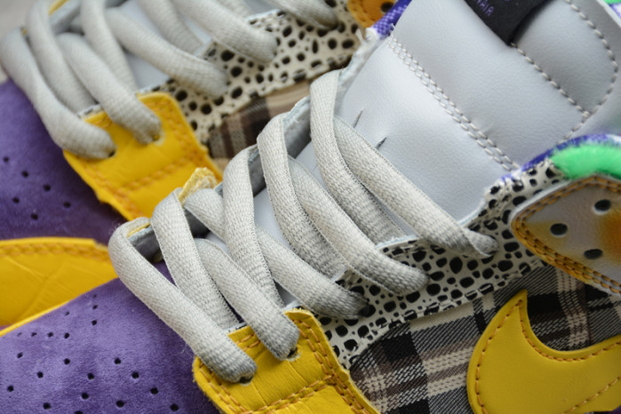2020 nike sb dunk low pro purple/yellow 318403-137