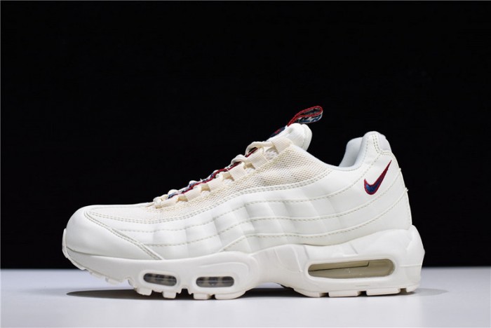 nike air max 95 tt "pull tab" white/ gym blue - gym red aj1844-101