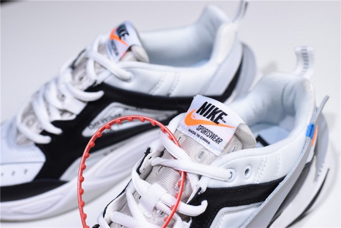 ow x nike m2k tekno black ,white a03108 062