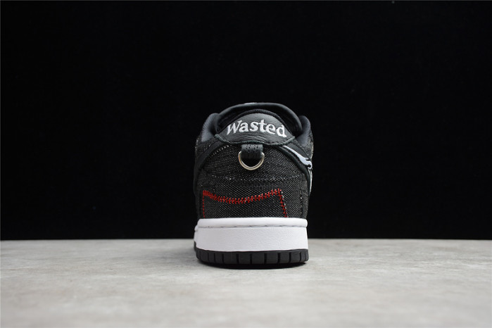 wasted youth × nike dunk sb low “black” dd8386-001
