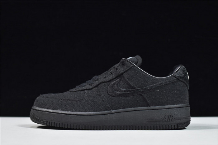 nike air force 1 low stussy black cz9084-001